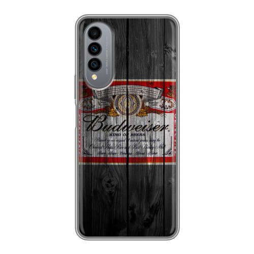 Дизайнерский силиконовый чехол для Wiko T50 Budweiser