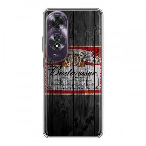 Дизайнерский силиконовый чехол для OPPO A60 Budweiser