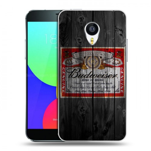 Дизайнерский пластиковый чехол для Meizu MX4 Budweiser