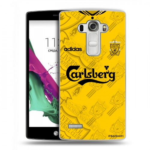 Дизайнерский пластиковый чехол для LG G4 S Carlsberg