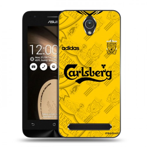 Дизайнерский пластиковый чехол для ASUS Zenfone Go Carlsberg