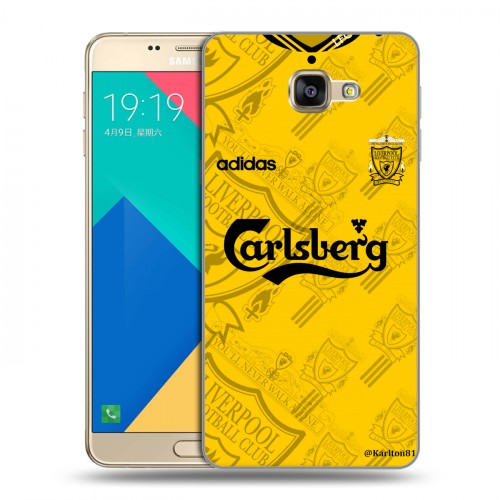 Дизайнерский силиконовый чехол для Samsung Galaxy A9 Carlsberg