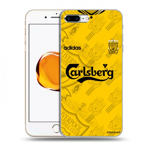 Дизайнерский пластиковый чехол для Iphone 7 Plus / 8 Plus Carlsberg