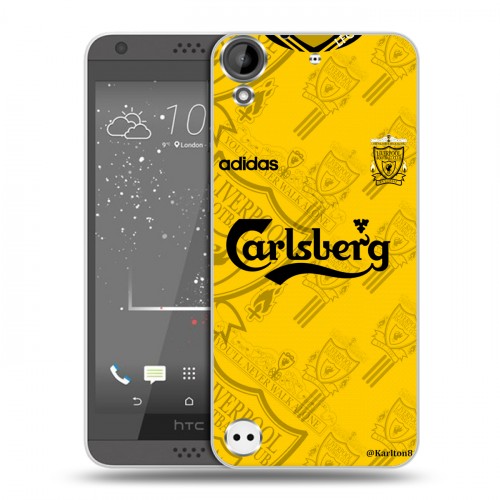 Дизайнерский пластиковый чехол для HTC Desire 530 Carlsberg