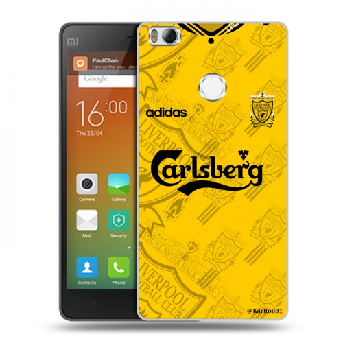 Дизайнерский пластиковый чехол для Xiaomi Mi4S Carlsberg