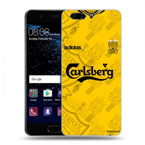 Дизайнерский пластиковый чехол для Huawei P10 Carlsberg