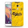 Дизайнерский пластиковый чехол для HTC One X10 Carlsberg