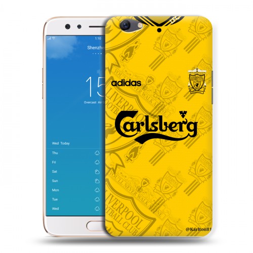 Дизайнерский пластиковый чехол для OPPO F3 Plus Carlsberg