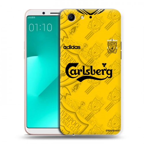 Дизайнерский пластиковый чехол для OPPO A83 Carlsberg