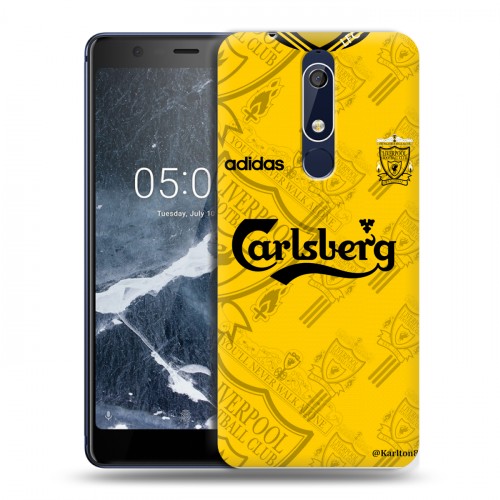 Дизайнерский пластиковый чехол для Nokia 5.1 Carlsberg