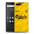 Дизайнерский пластиковый чехол для BlackBerry KEY2 Carlsberg