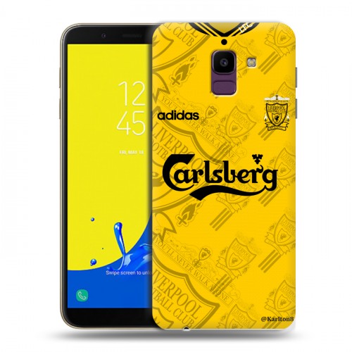 Дизайнерский пластиковый чехол для Samsung Galaxy J6 Carlsberg