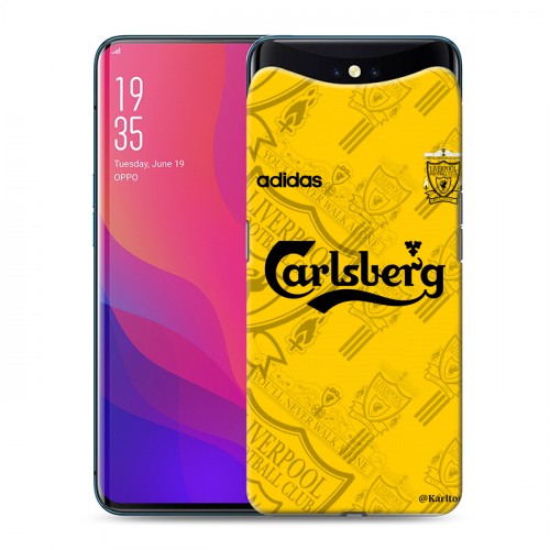 Дизайнерский силиконовый чехол для OPPO Find X Carlsberg