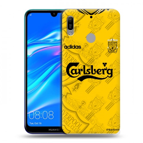 Дизайнерский пластиковый чехол для Huawei Y6 (2019) Carlsberg