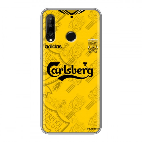 Дизайнерский силиконовый чехол для Huawei P30 Lite Carlsberg