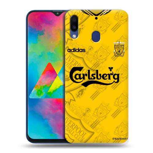 Дизайнерский пластиковый чехол для Samsung Galaxy M20 Carlsberg