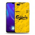 Дизайнерский силиконовый с усиленными углами чехол для OPPO A1k Carlsberg