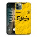 Дизайнерский пластиковый чехол для Iphone 11 Pro Carlsberg