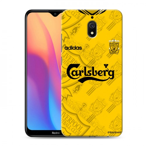 Дизайнерский силиконовый с усиленными углами чехол для Xiaomi RedMi 8A Carlsberg