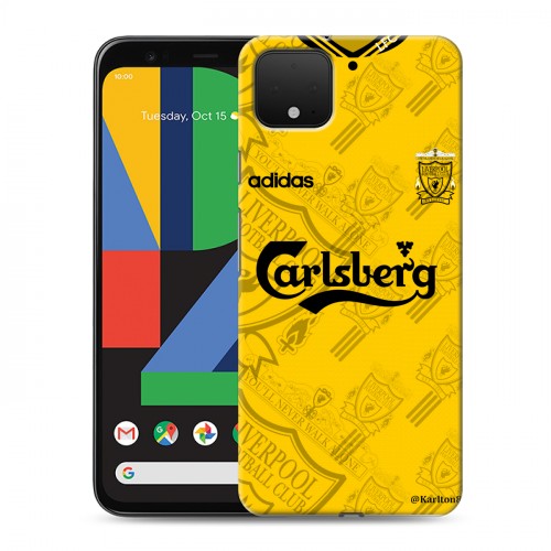 Дизайнерский пластиковый чехол для Google Pixel 4 Carlsberg