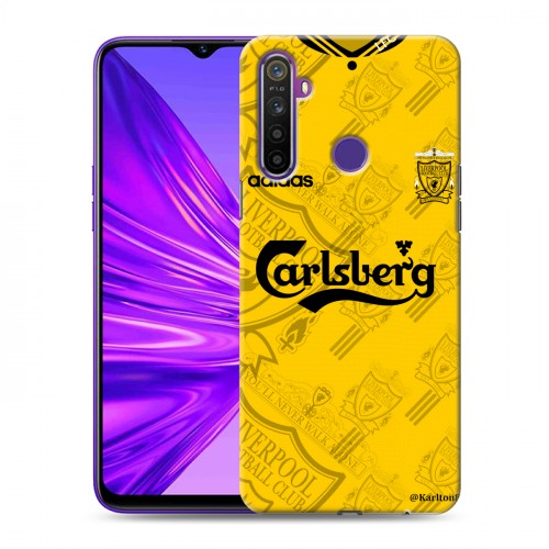 Дизайнерский силиконовый чехол для Realme 5 Carlsberg