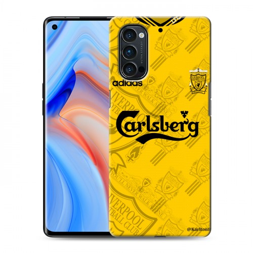 Дизайнерский пластиковый чехол для OPPO Reno4 Pro Carlsberg