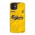 Дизайнерский силиконовый чехол для Iphone 12 Carlsberg