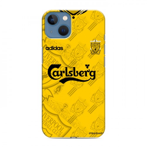 Дизайнерский силиконовый чехол для Iphone 13 Carlsberg