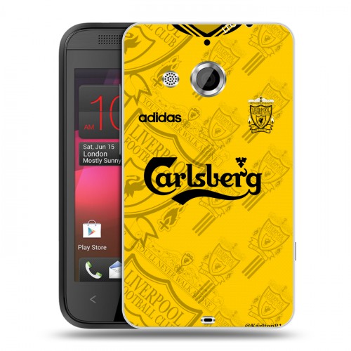 Дизайнерский пластиковый чехол для HTC Desire 200 Carlsberg