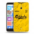 Дизайнерский пластиковый чехол для Nokia Lumia 1320 Carlsberg