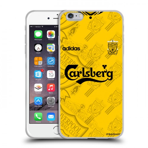 Дизайнерский силиконовый чехол для Iphone 6 Plus/6s Plus Carlsberg