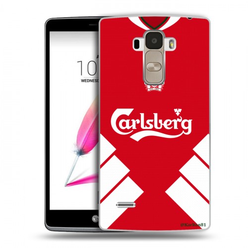 Дизайнерский пластиковый чехол для LG G4 Stylus Carlsberg