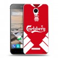 Дизайнерский силиконовый чехол для Micromax Canvas Spark Carlsberg