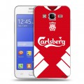 Дизайнерский пластиковый чехол для Samsung Galaxy J7 Carlsberg