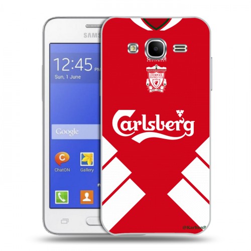 Дизайнерский пластиковый чехол для Samsung Galaxy J7 Carlsberg