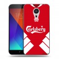 Дизайнерский пластиковый чехол для Meizu MX5 Carlsberg