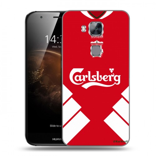 Дизайнерский пластиковый чехол для Huawei G8 Carlsberg