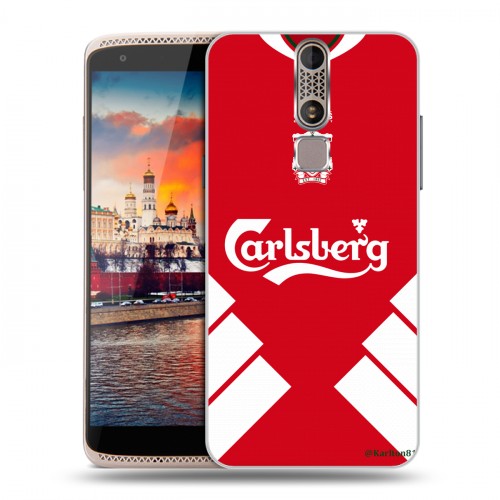 Дизайнерский пластиковый чехол для ZTE Axon Mini Carlsberg