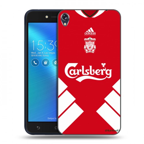 Дизайнерский силиконовый чехол для Asus ZenFone Live Carlsberg