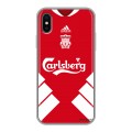 Дизайнерский силиконовый чехол для Iphone x10 Carlsberg