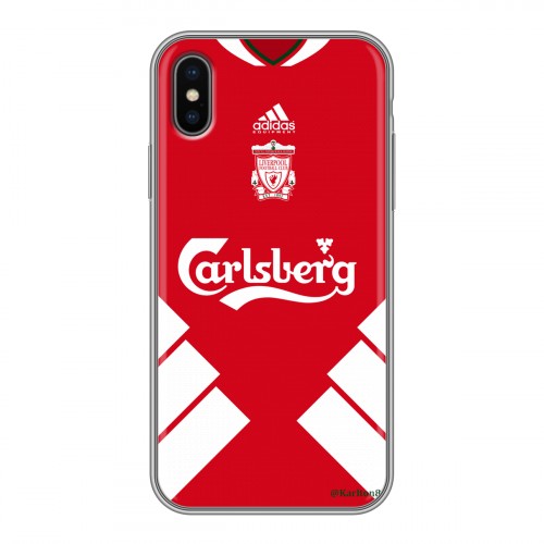 Дизайнерский силиконовый чехол для Iphone x10 Carlsberg