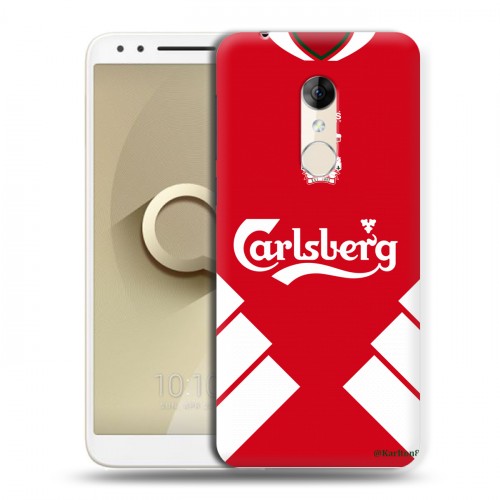 Дизайнерский пластиковый чехол для Alcatel 3 Carlsberg