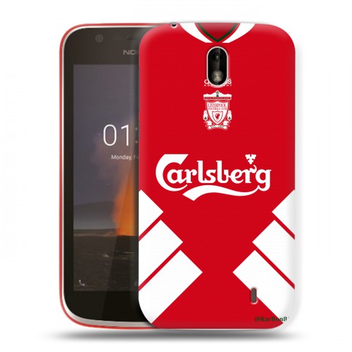 Дизайнерский пластиковый чехол для Nokia 1 Carlsberg