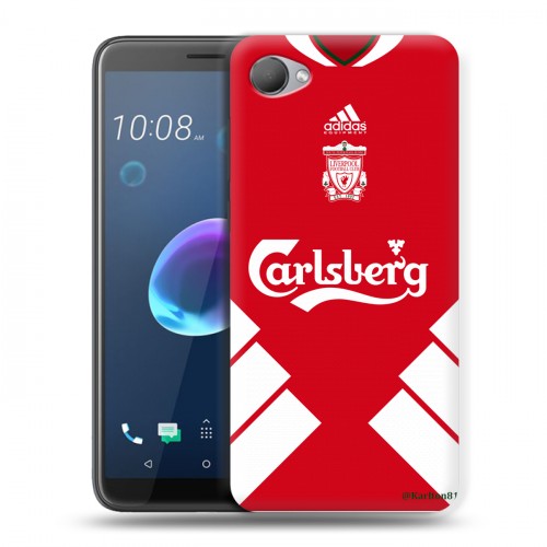 Дизайнерский пластиковый чехол для HTC Desire 12 Carlsberg