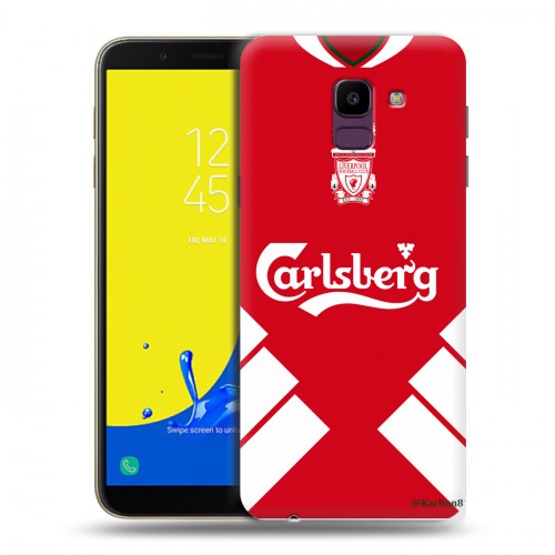 Дизайнерский пластиковый чехол для Samsung Galaxy J6 Carlsberg