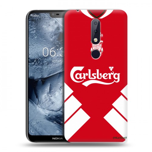 Дизайнерский силиконовый чехол для Nokia 6.1 Plus Carlsberg