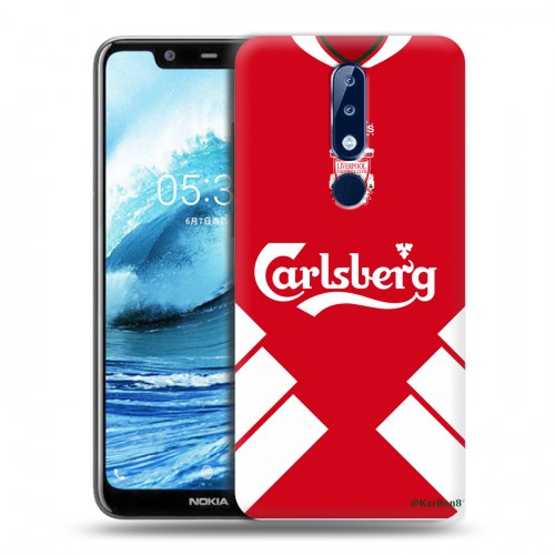 Дизайнерский силиконовый чехол для Nokia 5.1 Plus Carlsberg