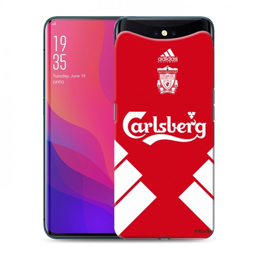 Дизайнерский силиконовый чехол для OPPO Find X Carlsberg