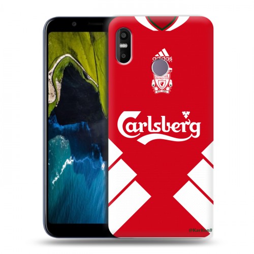 Дизайнерский пластиковый чехол для HTC U12 Life Carlsberg