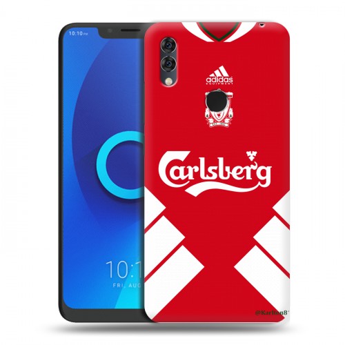 Дизайнерский силиконовый чехол для Alcatel 5V Carlsberg